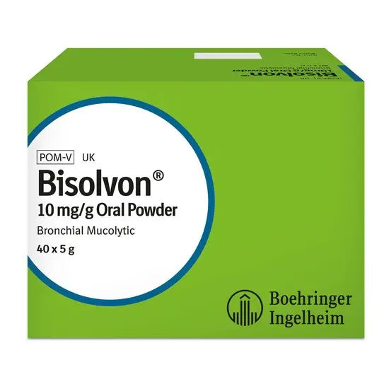 Bisolvon® Oral Powder for Dogs, Cats, Cattle and Pigs 10mg/g