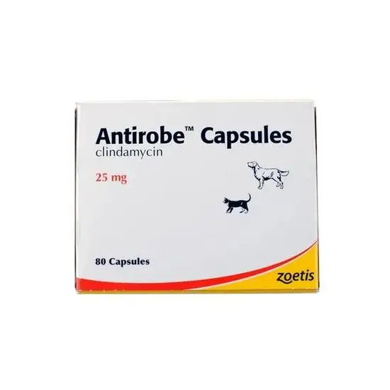Antirobe® Capsules for Dogs and Cats 25mg