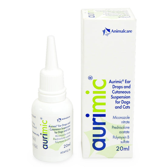 Aurimic® Ear Drops for Cutaneous Suspension for Dogs and Cats
