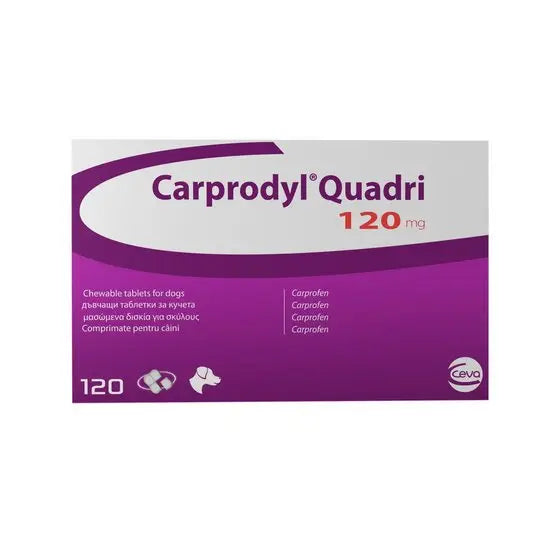 Carprodyl® Quadri Chewable Tablets for Dogs 120mg