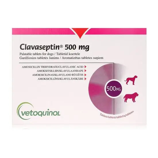 Clavaseptin® Palatable Tablets for Dogs 500mg