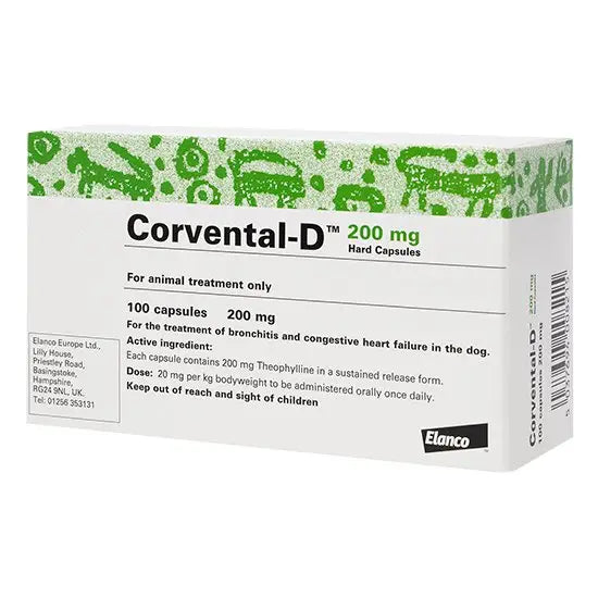 Corvental-D™ Hard Capsules for Dogs 200mg