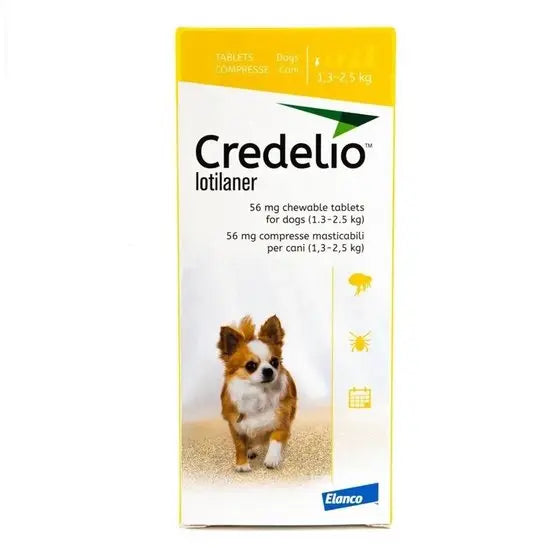 Credelio™ Chewable Tablets for Dogs 56mg (1.3kg-2.5kg)