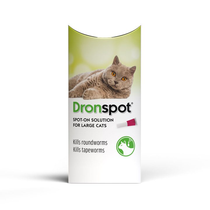 Dronspot® Spot-On Wormer for Large Cats (5kg-8kg)