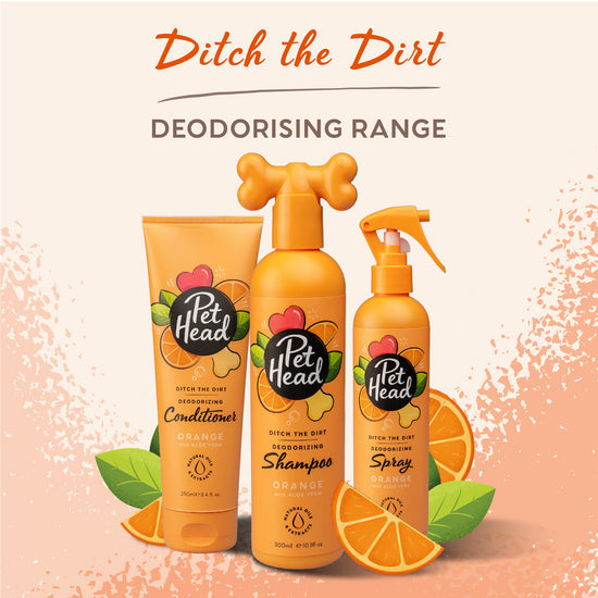 Pet Head Ditch The Dirt Deodorising Spray for Dogs with Orange and Aloe Vera