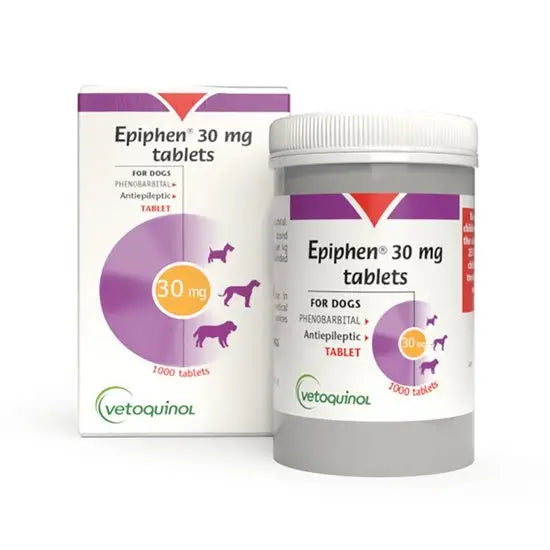 Epiphen® (Phenobarbital) Tablets for Dogs 30mg