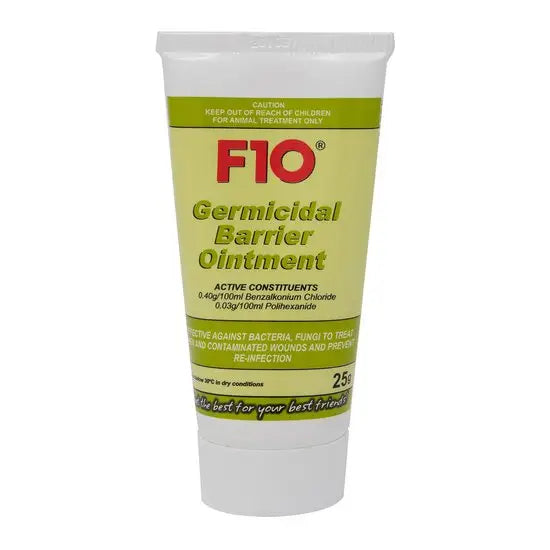 F10® Germicidal Barrier Ointment Wound Treatment for Small Animals 25g Tube