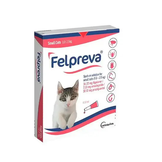 Felpreva® Spot-On Solution for Small Cats (1kg-2.5kg)