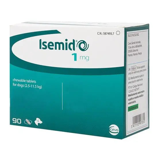 Isemid® Chewable Tablets for Dogs 1mg (2.5kg-11.5kg)