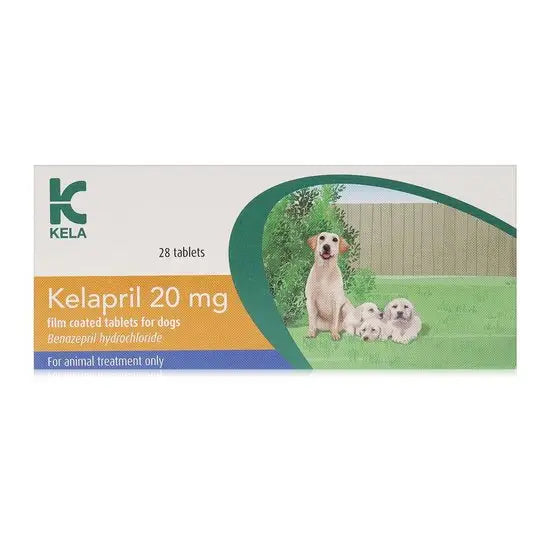 Kelapril Film-Coated Tablets for Dogs 20mg