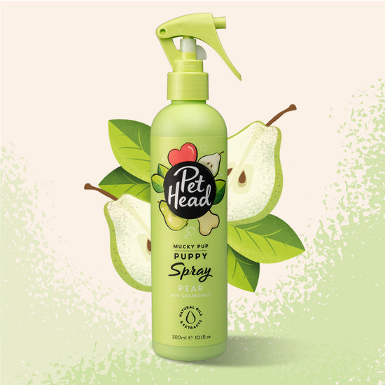 Pet Head Mucky Pup Puppy Spray for Dogs with Pear and Chamomile