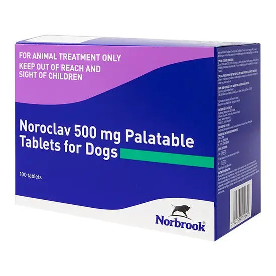 Noroclav® Palatable Tablets for Dogs 500mg
