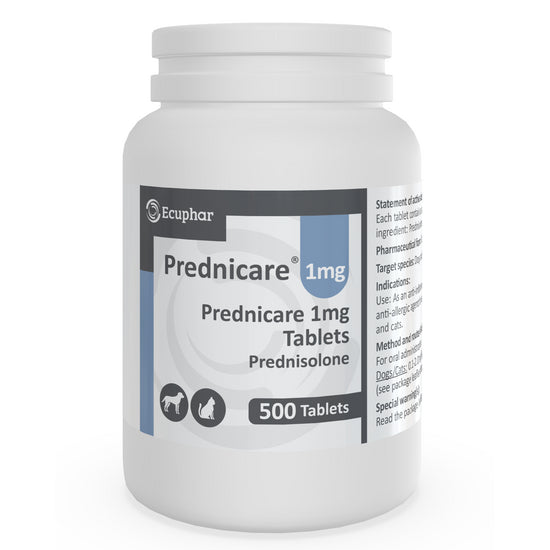 Prednicare® Tablets for Dogs and Cats 1mg