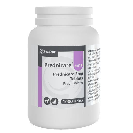 Prednicare® Tablets for Dogs and Cats 5mg