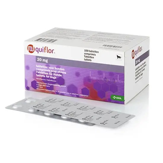 Quiflor Flavoured Tablets for Dogs 20mg