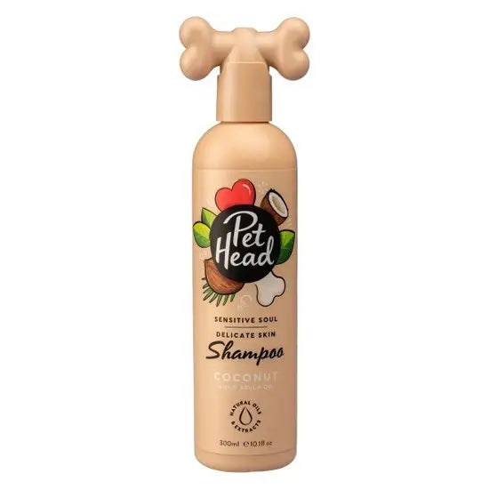 Pet Head Sensitive Soul Delicate Skin Shampoo for Dogs with Coconut and Marula Oil