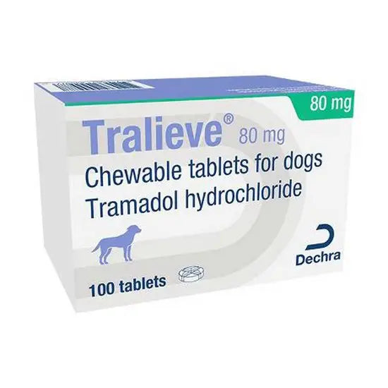 Tralieve® Chewable Tablets for Dogs 80mg