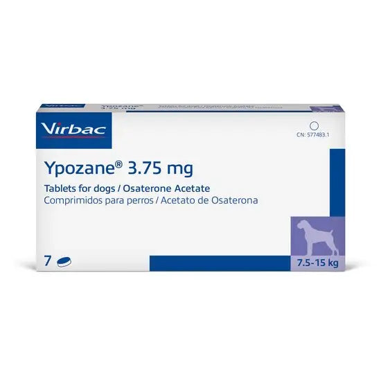 Ypozane Tablets for Dogs 3.75mg (7.5kg-15kg)
