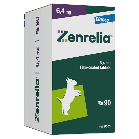 Zenrelia™ Film-Coated Tablets for Dogs 6.4mg