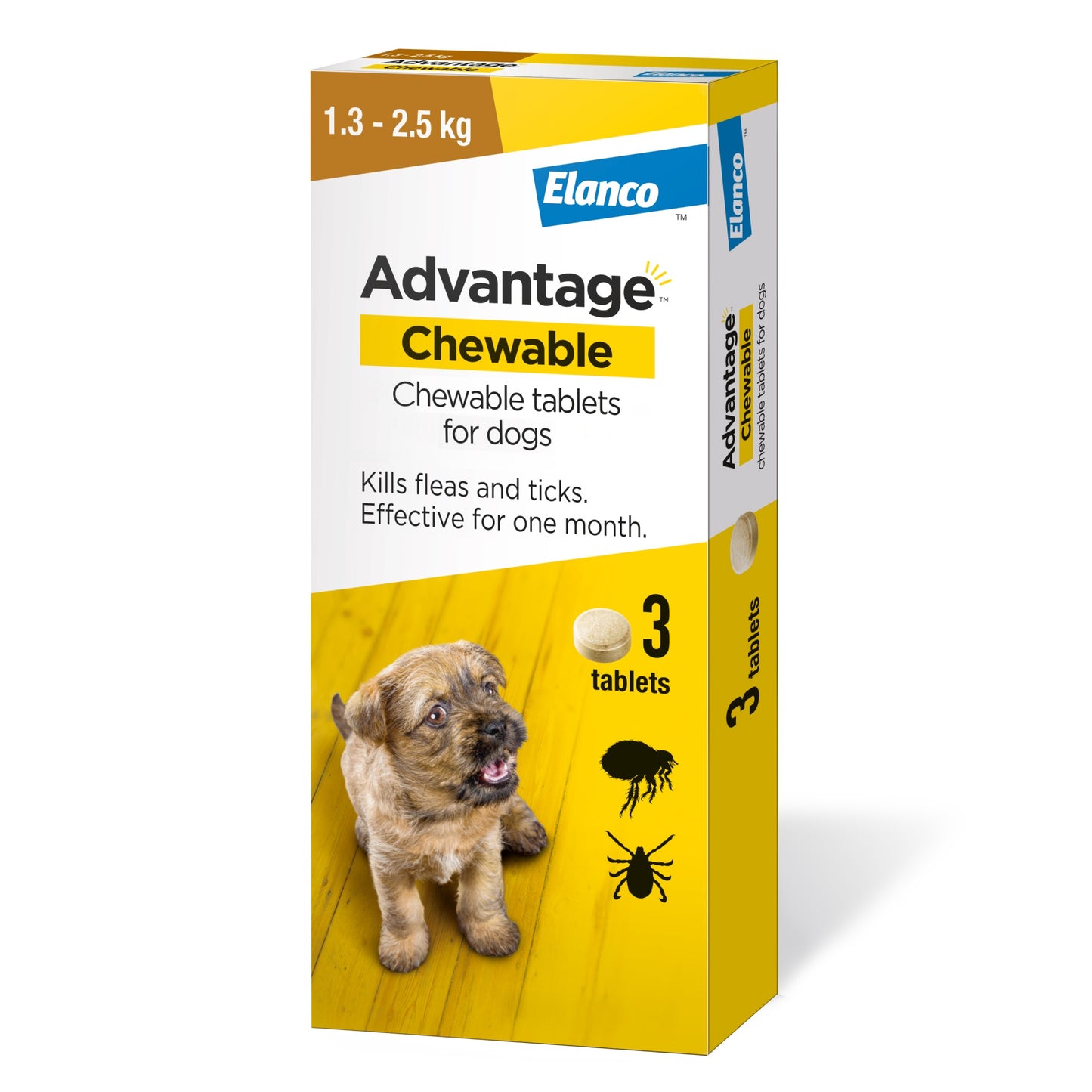 Advantage™ Chewable Tablets Flea & Tick Treatment for Dogs