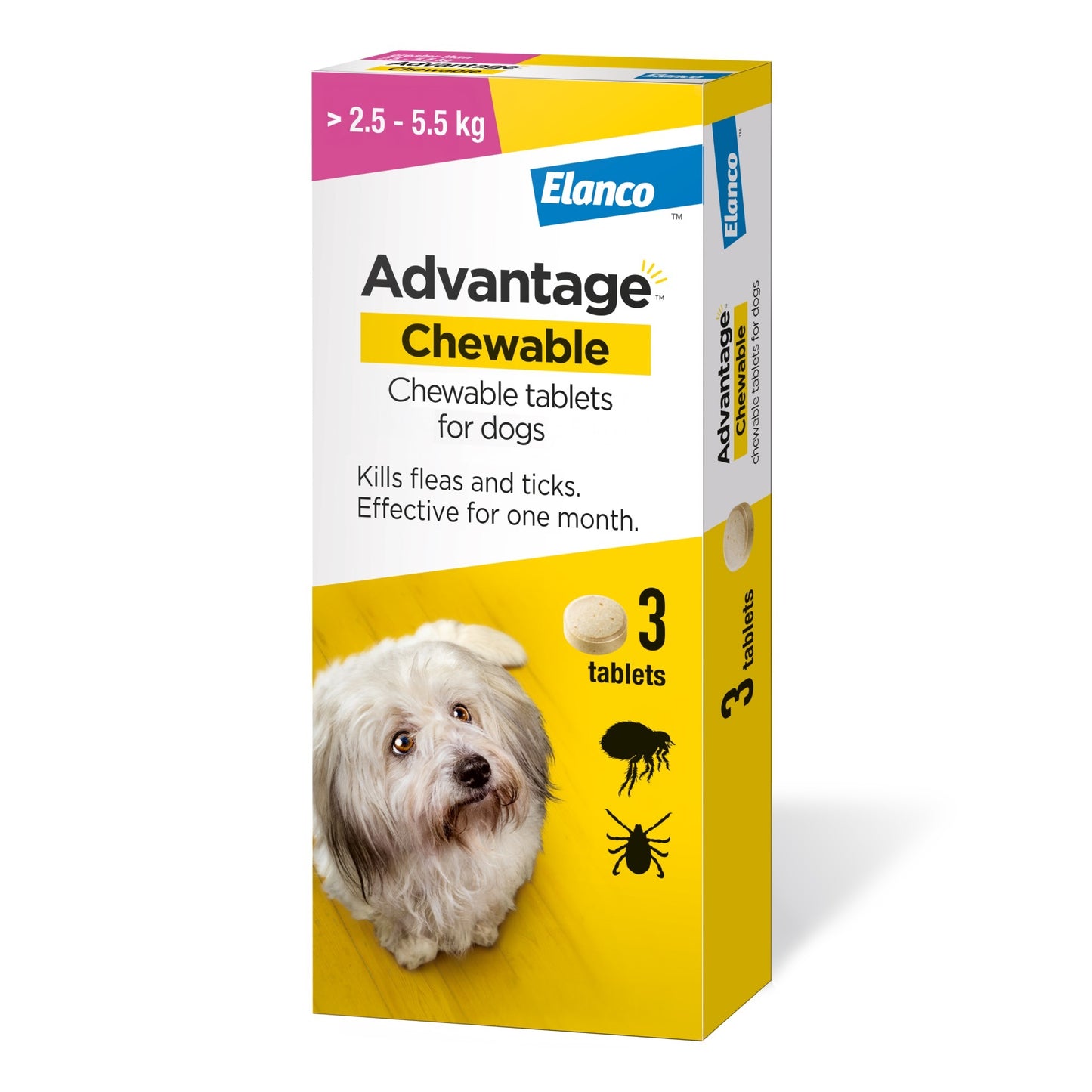 Advantage™ Chewable Tablets Flea & Tick Treatment for Dogs