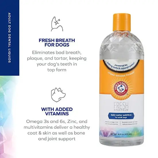 Arm & Hammer® Fresh Spectrum Dental Coconut Water Additive for Adult Dogs