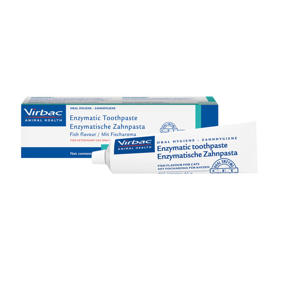 C.E.T.® Enzymatic Fish Flavoured Toothpaste for Cats and Dogs 43g
