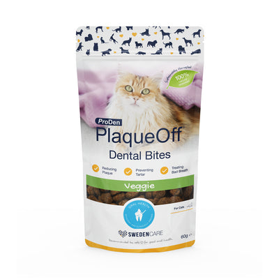 ProDen PlaqueOff® Veggie Dental Bites for Cats 1 x 60g