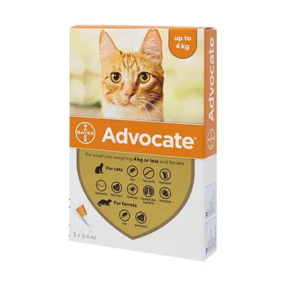 Advocate® Spot-On Solution for Cats and Kittens 40mg/4mg (up to 4kg)