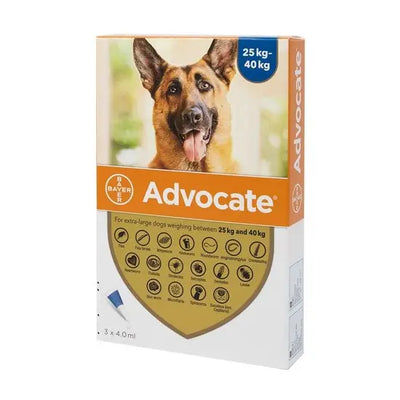 Advocate® Spot-On Solution for Extra Large Dogs 400mg/100mg (25kg-40kg)