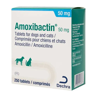 Amoxibactin® Tablets for Dogs and Cats 50mg