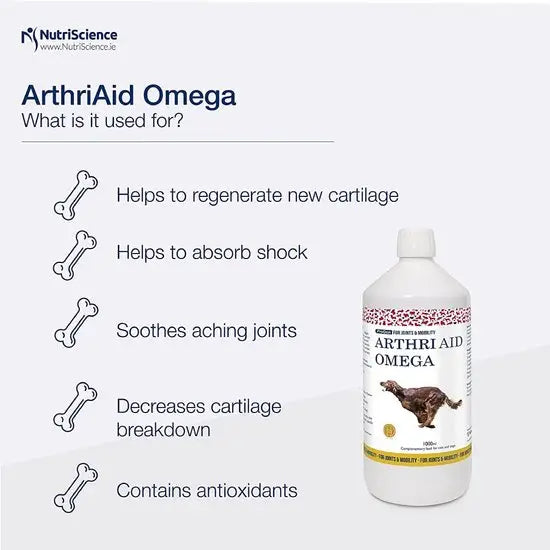 NutriScience Arthri Aid™ Omega Joint & Mobility Supplement for Dogs & Cats