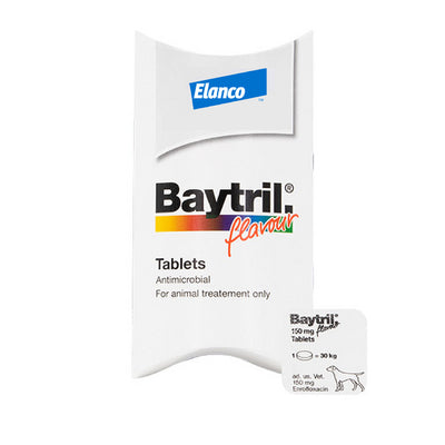 Baytril® Flavour Tablets for Dogs 150mg