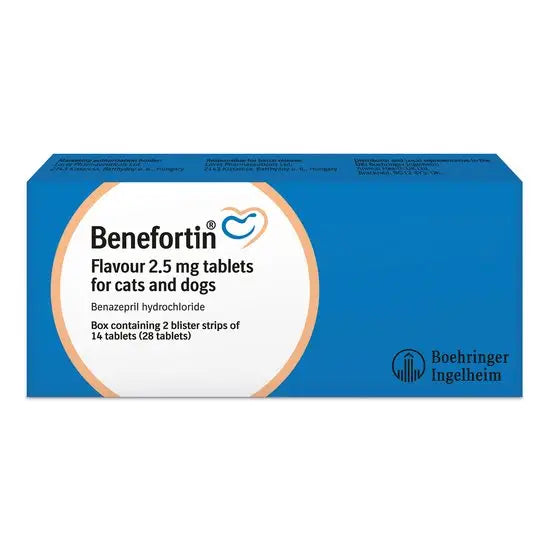 Benefortin® Flavoured Tablets for Dogs and Cats 2.5mg
