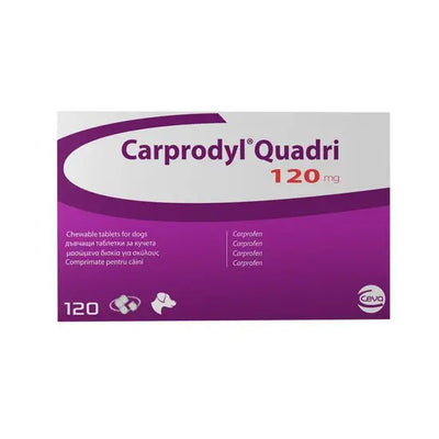 Carprodyl® Quadri Chewable Tablets for Dogs 120mg