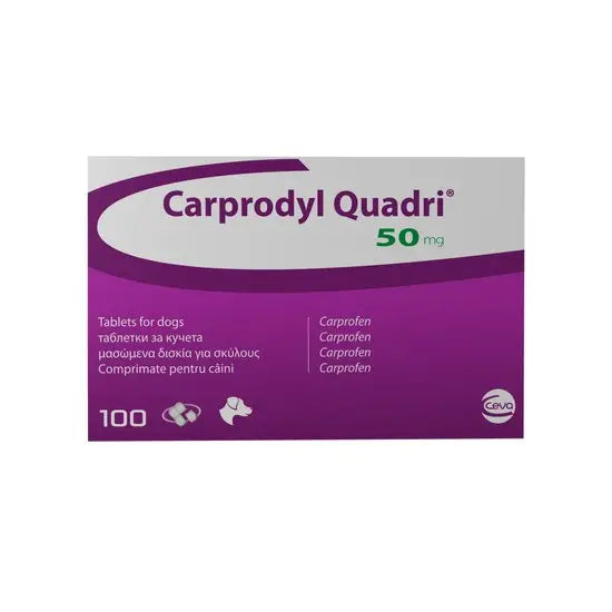 Carprodyl® Quadri Chewable Tablets for Dogs 50mg