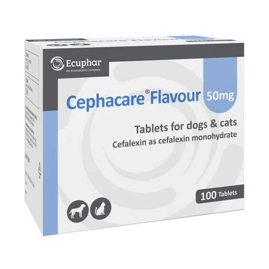 Cephacare® Flavoured Tablets for Dogs and Cats 50mg