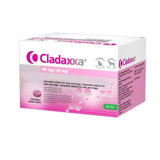 Cladaxxa Chewable Tablets for Cats & Dogs 40mg/10mg