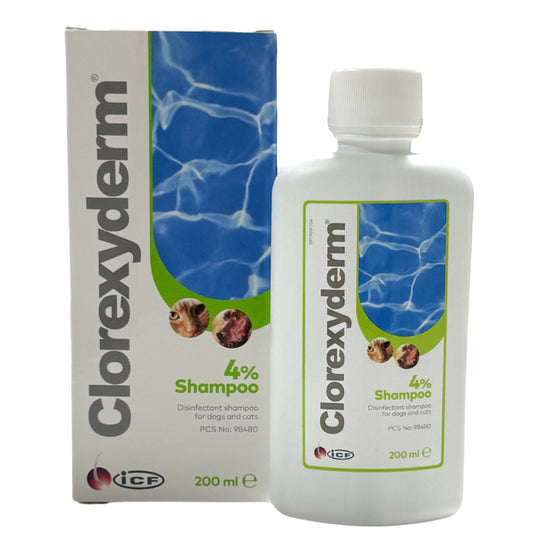 Clorexyderm® 4% Shampoo for Dogs & Cats 200ml