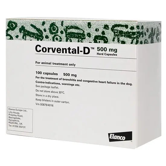 Corvental-D™ Hard Capsules for Dogs 500mg