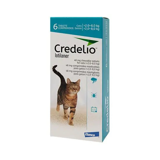 Credelio™ Chewable Tablets for Cats 48mg (2kg-8kg)