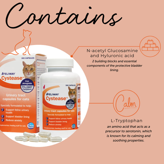 FELIWAY® Cystease™ Urinary Tract Support Capsules for Cats
