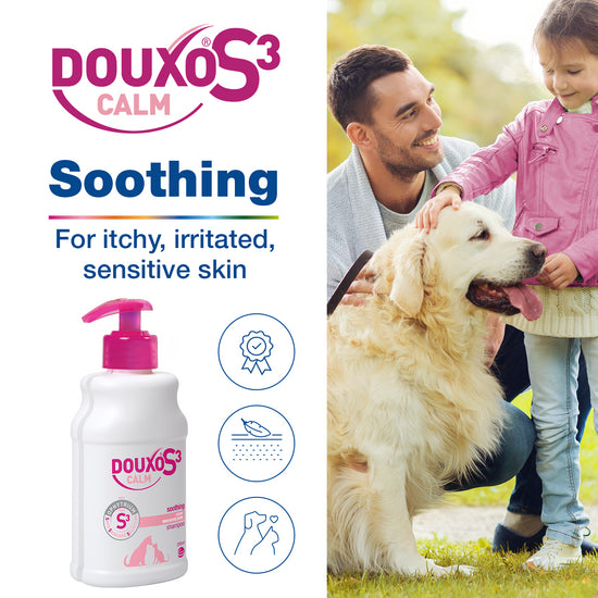 DOUXO® S3 CALM Soothing Shampoo for Itchy Sensitive Skin in Dogs & Cats