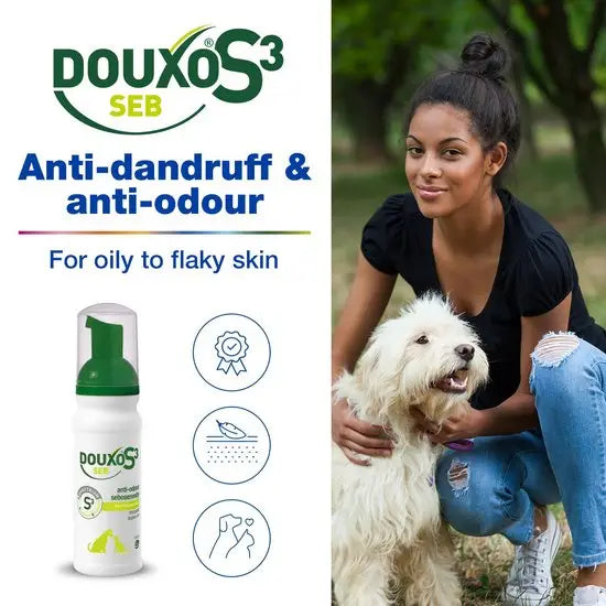 DOUXO® S3 SEB Anti-Dandruff Leave-On Mousse For Cats & Dogs