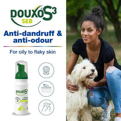 DOUXO® S3 SEB Anti-Dandruff Leave-On Mousse For Cats & Dogs