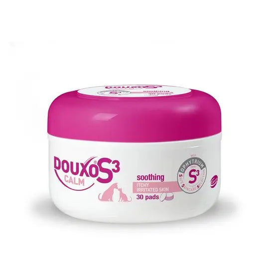 DOUXO® S3 CALM Soothing Skincare Pads For Itchy Sensitive Skin in Dogs & Cats