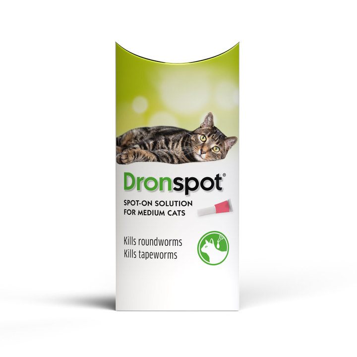 Dronspot® Spot-On Wormer for Medium Cats (2.5kg-5kg)