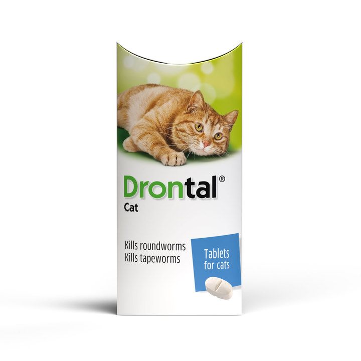 Drontal® Wormer Tablets for Small and Medium Cats (under 4kg)