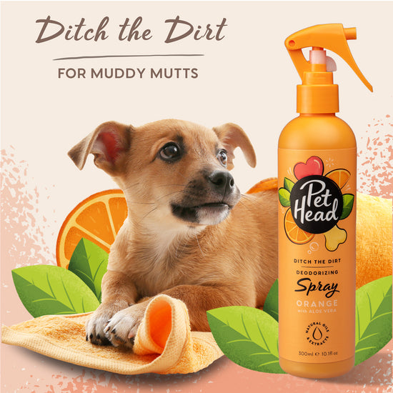 Pet Head Ditch The Dirt Deodorising Spray for Dogs with Orange and Aloe Vera