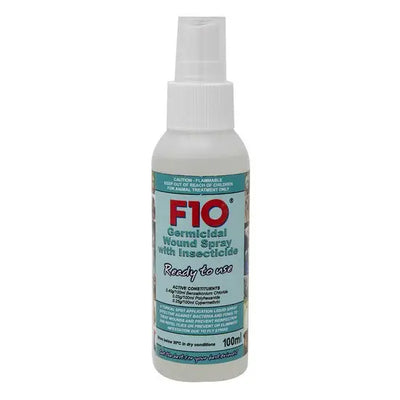 F10® Germicidal Wound Spray with Insecticide for Small Animals 100ml Bottle
